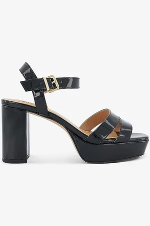 Dune Molton Patent Faux-leather Platform Sandals