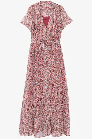 IKKS Floral-print Woven Maxi Dress