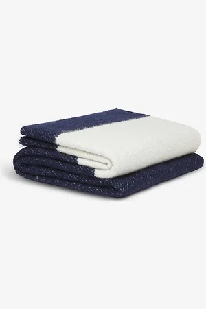 Alonpi Mari Striped Cashmere and Silk-blend Throw 190cm X 150cm