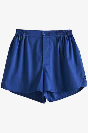 Hay Outline Contrast-trim Organic-cotton Pyjama Shorts