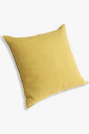 Hay Outline Contrast-trim Linen and Cotton-blend Cushion 50cm X