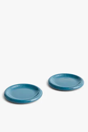 Hay Barro Round Terracotta Plates Set of Two