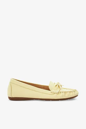Dune Grovers Bow-detail Leather Moccasins