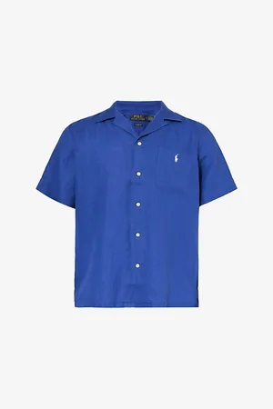 Ralph Lauren Logo-embroidered Linen Shirt