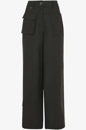 Whistles Flora Straight-leg Mid-rise Woven Trousers