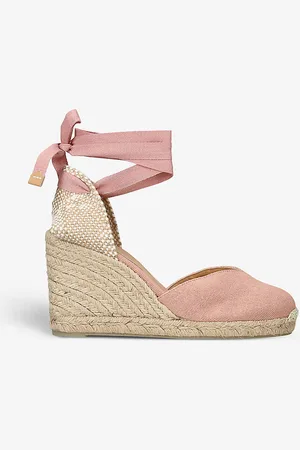 Castaner Chiara Self-tie Cotton Wedge Espadrilles
