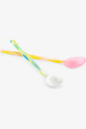 Hay Tinted Glass Spoons Set of Two