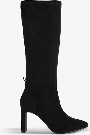 Kurt Geiger Thara Knee-high Vegan Faux-suede Boots