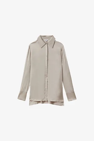 Reiss Jasmine Slim-fit Satin Shirt