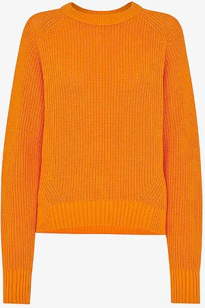 Whistles Round-neck Ribbed Cotton-knit Jumper