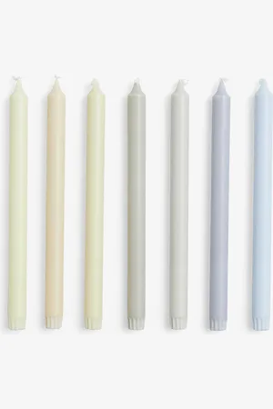 Hay Gradient Wax Candles Pack of Seven