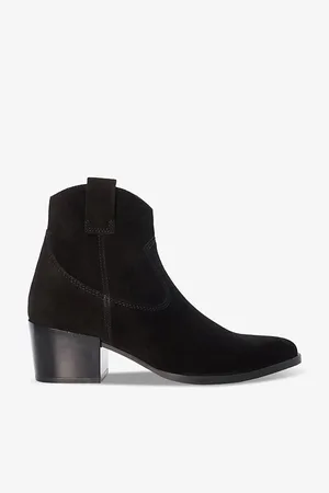 Dune Possibility Suede Heeled Ankle Boots