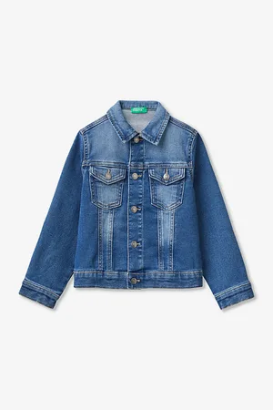 Benetton Patch-pocket Regular-fit Denim Jacket 18 Months-6 Years