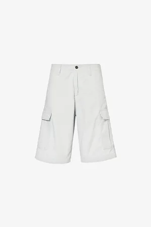 Carhartt Logo-patch Regular-fit Cotton Cargo Shorts