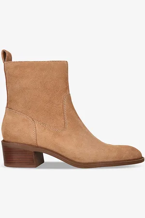 Dolce Vita Bili Panelled Suede Heeled Ankle Boots