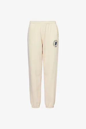Sporty & Rich X Prince Brand-print Cotton-jersey Jogging Bottoms