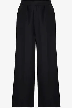 By Malina Straight-leg High-rise Wool-blend Trousers