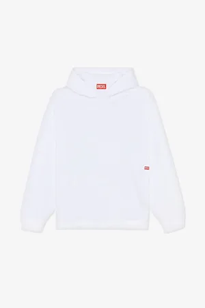 Diesel S-boxt-hood-n8 Branded-print Cotton-jersey Hoody