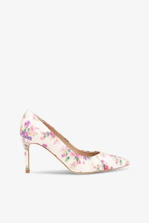 LK Bennett Florena Bouquet-print Cotton Courts