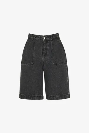 Whistles Raya Patch-pocket Denim Shorts