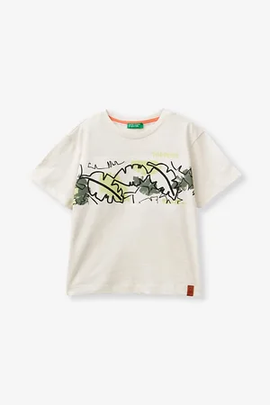 Benetton Graphic-print Short-sleeve Cotton-jersey T-shirt 18 Months - 6 Years