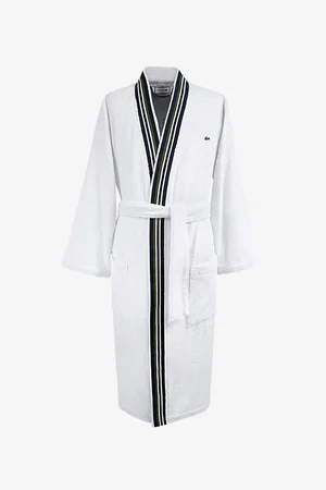 Lacoste Club Self-tie Organic Cotton Dressing Gown