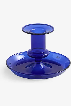 Hay Flare Borosilicate-glass Candle Holder 7cm