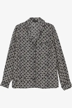 IKKS Floral-print Woven Loose-fit Shirt