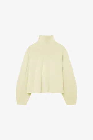 Joseph High-neck Long-sleeve Wool Jumper
