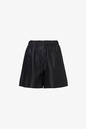 Max Mara Piadena High-rise Cotton Shorts