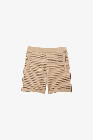 Reiss Creek Crochet-tip Regular-fit Stretch-cotton Shorts