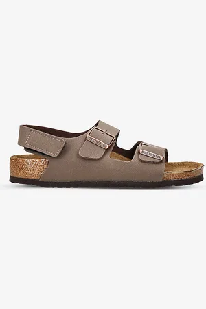 Birkenstock Milano Logo-engraved Woven Sandals 3-9 Years