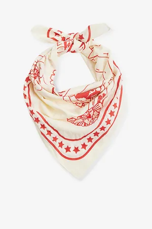 Hay Graphic-print Cotton Dog Scarf 55cm X