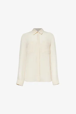 Max Mara Vongola Patch-pocket Silk Shirt