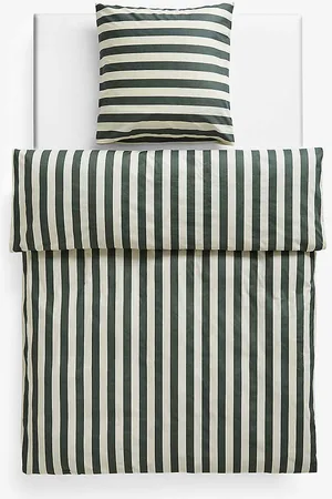 Hay Ete Stripe-print Cotton Duvet Cover