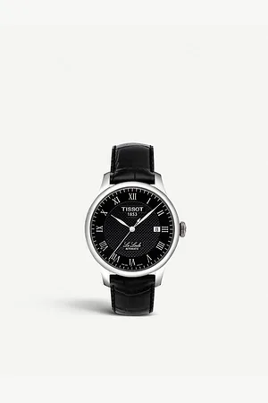 Tissot T0064071605300 Le Locle Stainless Steel Automatic and Leather Strap Watch