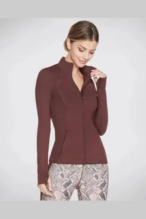 Skechers GOwalk Mesh Jacket Brown