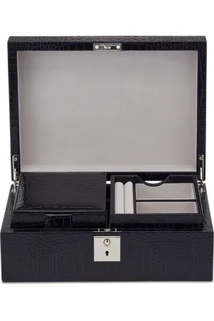 SMYTHSON Jewellery Box with Travel Tray in Mara