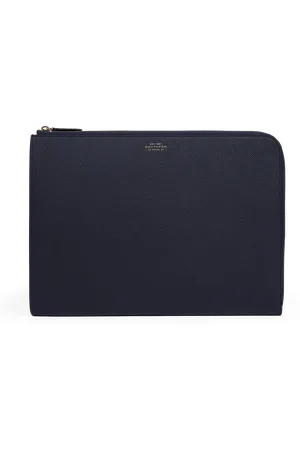 SMYTHSON Small Laptop Case in Panama