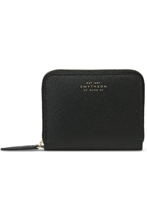 SMYTHSON Small Zip Around Purse in Panama