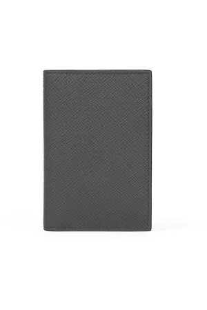 SMYTHSON 6 Card Slot Folded Card Holder in Panama