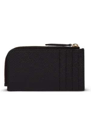 SMYTHSON 4 Card Slot Coin Purse in Panama