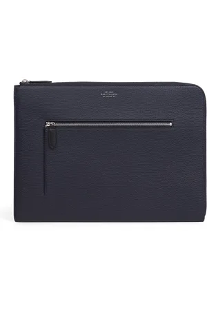 SMYTHSON Small Laptop Case with Zip in Ludlow