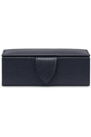 SMYTHSON Mini Cufflink Box in Panama