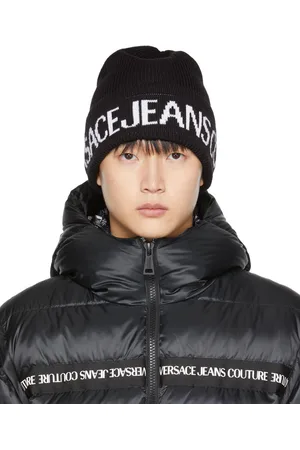Versace Jeans Couture ribbed-knit wool-blend Beanie - Farfetch