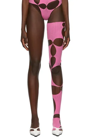 SSENSE Exclusive Multicolor Printed Tights