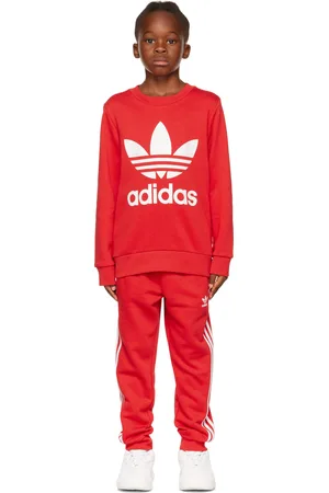 Kids best sale red adidas