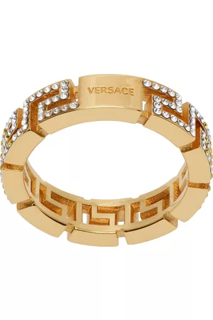 Versace design deals gold ring