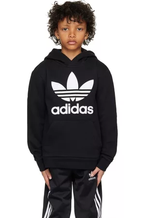 Black adidas best sale hoodie kids