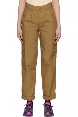 Carhartt WIP collins relaxed twill cargo trousers in brown, ASOS in 2023